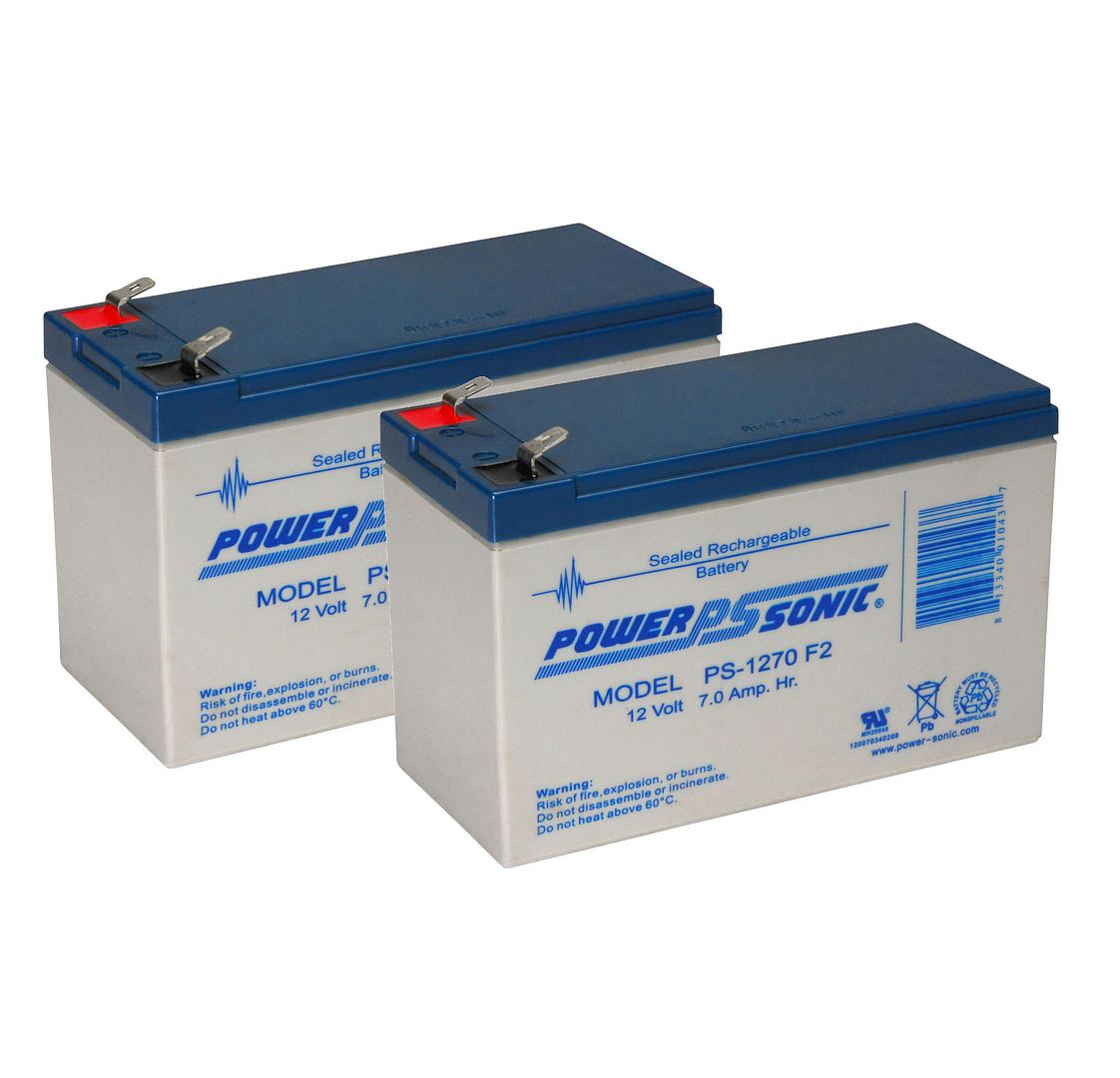 2X 12V 7AH LEAD ACID SLA RECHARABLE BATTERIES .MODEL BOATS RADIO